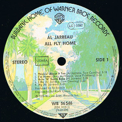 Al Jarreau : All Fly Home (LP, Album)