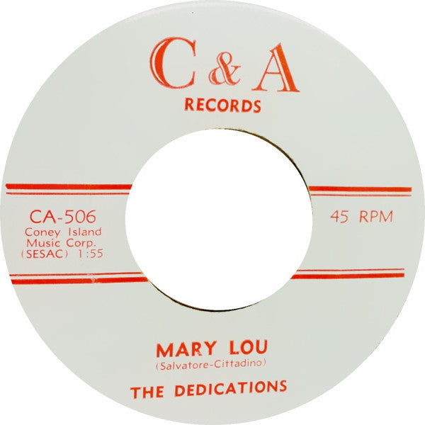 The Dedications (2) : Shining Star / Mary Lou (7")