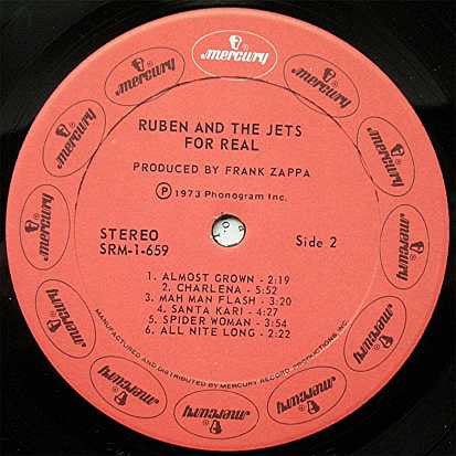Ruben And The Jets : For Real (LP, Album)