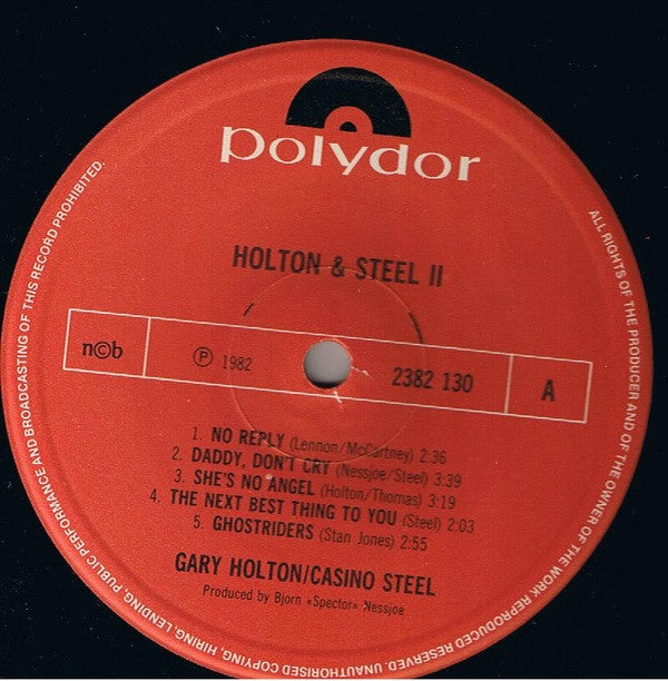 Gary Holton & Casino Steel : Part II (LP, Album)