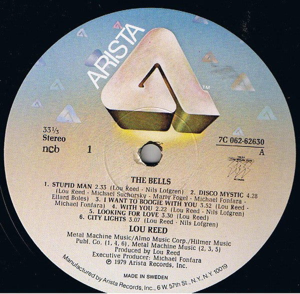 Lou Reed : The Bells (LP, Album)