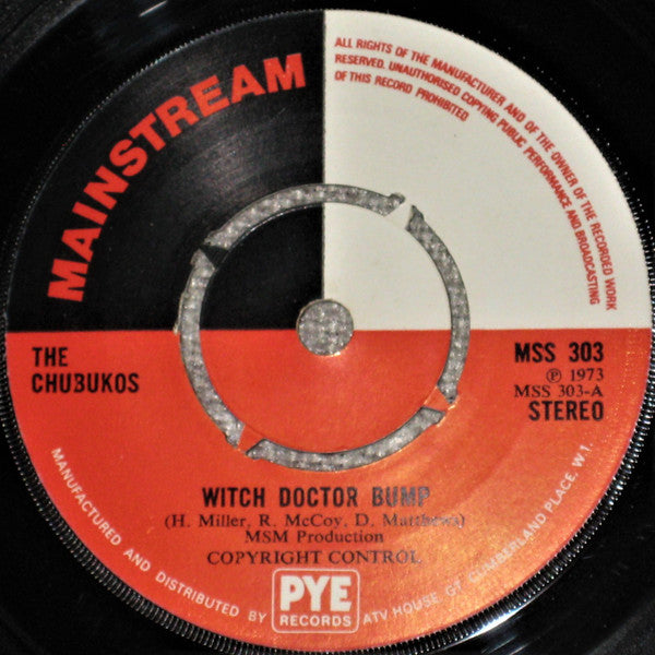 The Chubukos : Witch Doctor Bump / House Of Rising Funk (7", Single, 4 P)