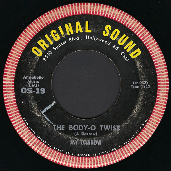 Jason Darrow : The Body-O Twist (7", Single)
