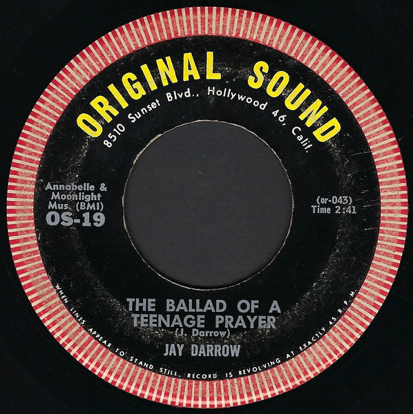Jason Darrow : The Body-O Twist (7", Single)