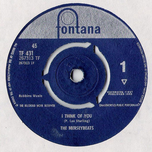 The Merseybeats : I Think Of You (7", Single, 3-P)