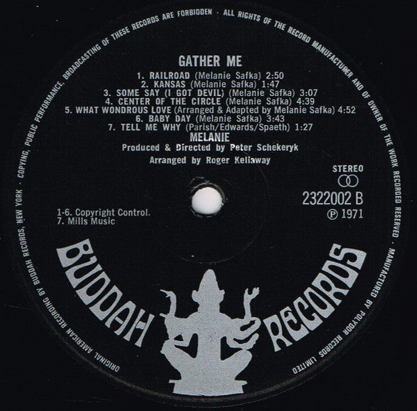 Melanie (2) : Gather Me (LP, Album, Gat)