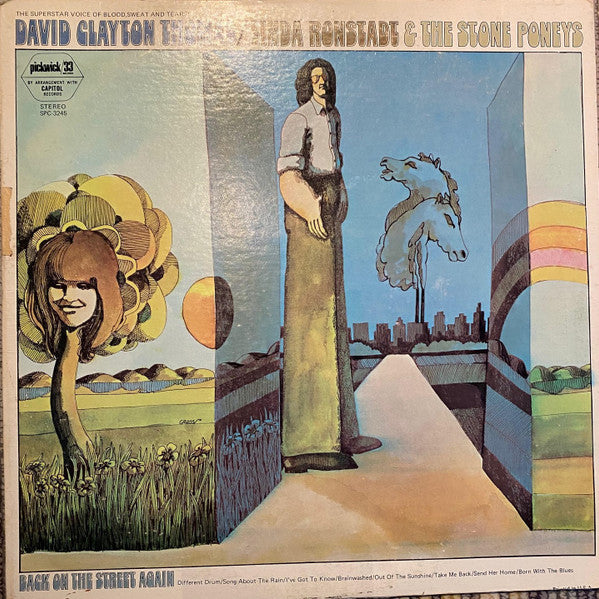 David Clayton Thomas* / Linda Ronstadt & The Stone Poneys : Back On The Street Again (LP, Comp)