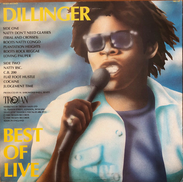 Dillinger : Best Of Live (LP, RE)