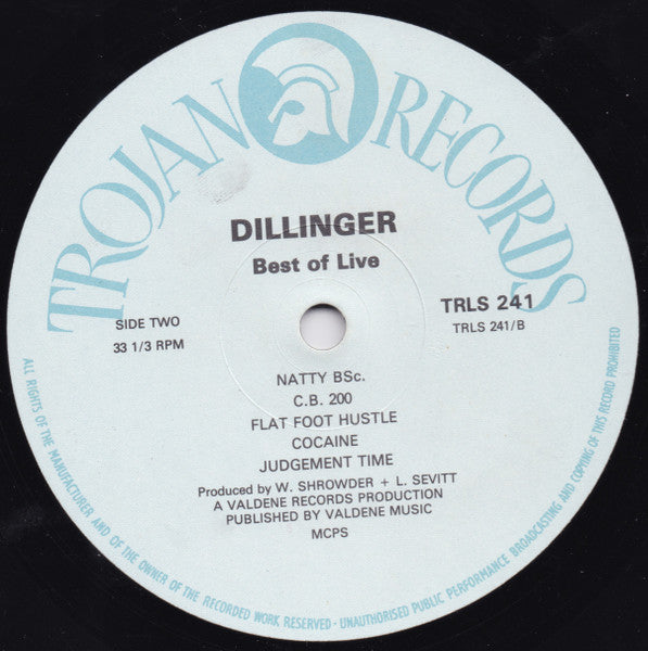 Dillinger : Best Of Live (LP, RE)