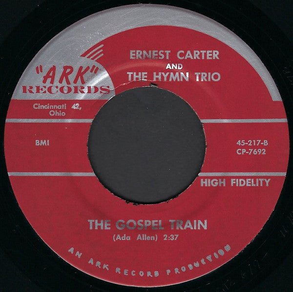 Ernest Carter And The Hymn Trio : Path Of Sin / The Gospel Train (7")