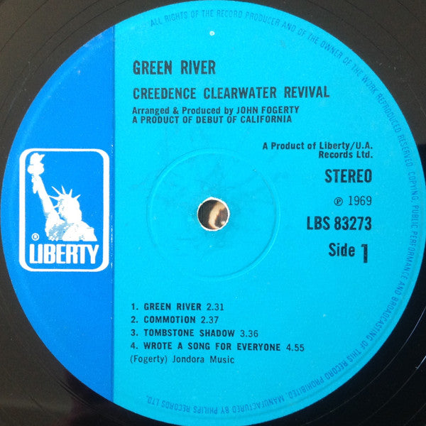 Creedence Clearwater Revival : Green River (LP, Album, Blu)
