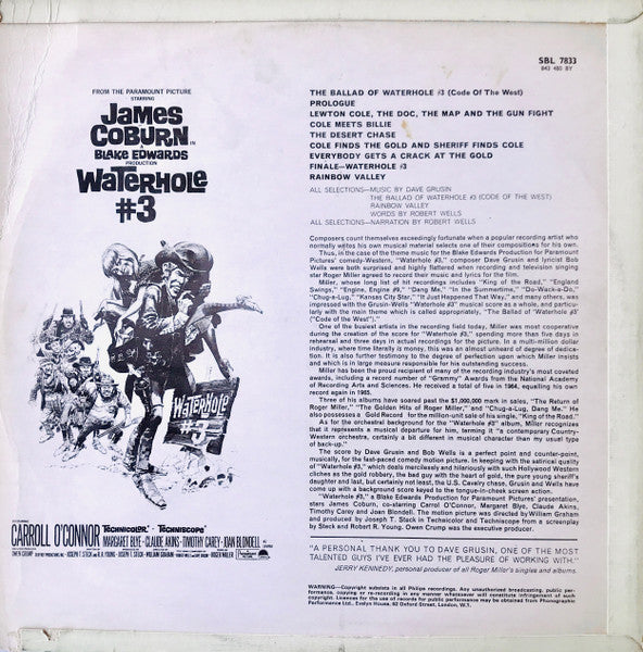 Roger Miller : Roger Miller Sings the Music and Tells the Tale of Waterhole #3 (LP)