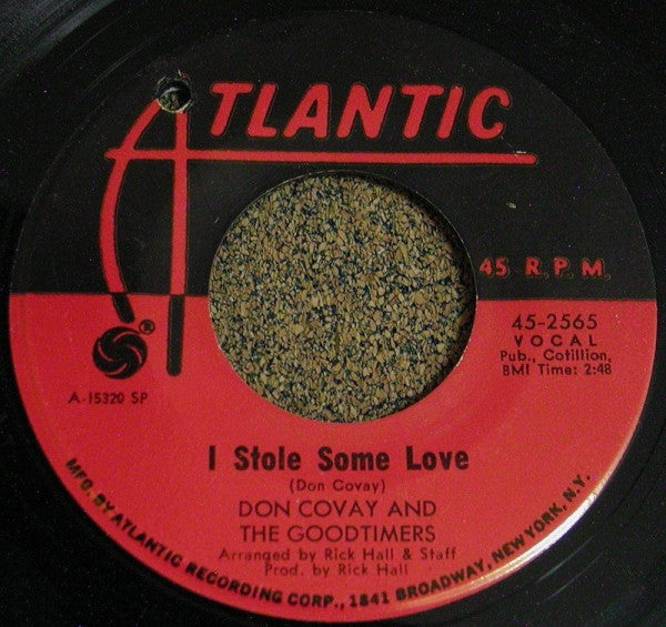Don Covay & The Goodtimers : I Stole Some Love / Snake In The Grass (7", SP)