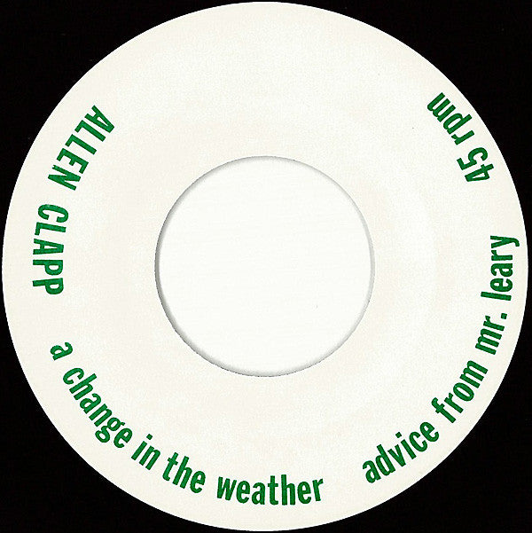 Allen Clapp : A Change In The Weather (7", S/Sided, Single)
