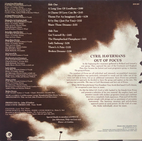 Cyril (11) : Cyril (LP, Album)