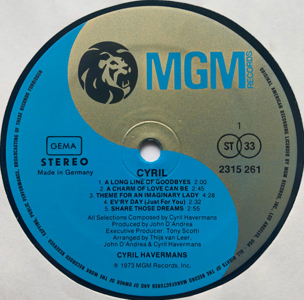 Cyril (11) : Cyril (LP, Album)