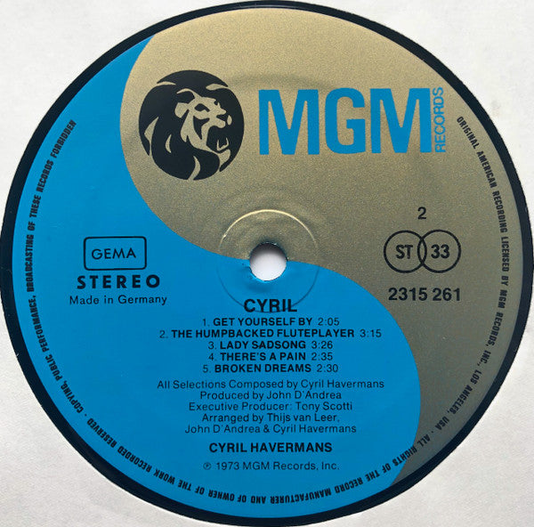 Cyril (11) : Cyril (LP, Album)