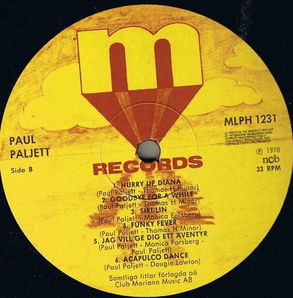 Paul Paljett : At Your Service (LP, Album)