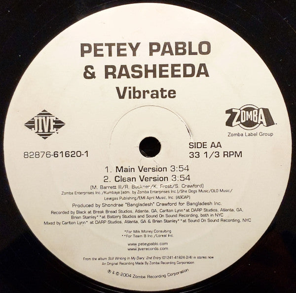 Petey Pablo : Freek-A-Leek Remix (12")