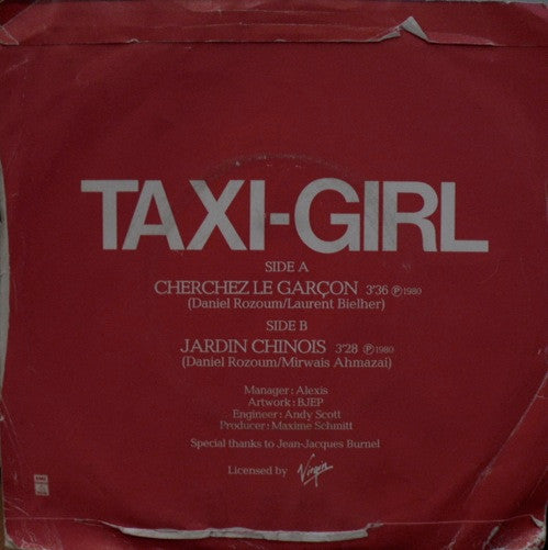 Taxi-Girl : Cherchez Le Garçon (7", Single)