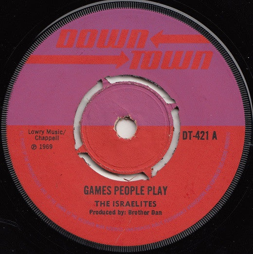 The Israelites / Audrey Hall : Games People Play / One Fine Day (7")