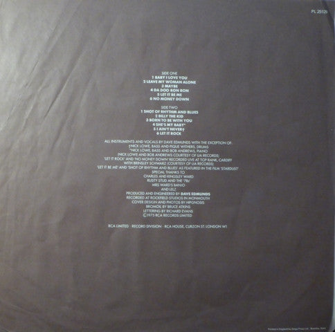 Dave Edmunds : Subtle As A Flying Mallet (LP, Album, RE)