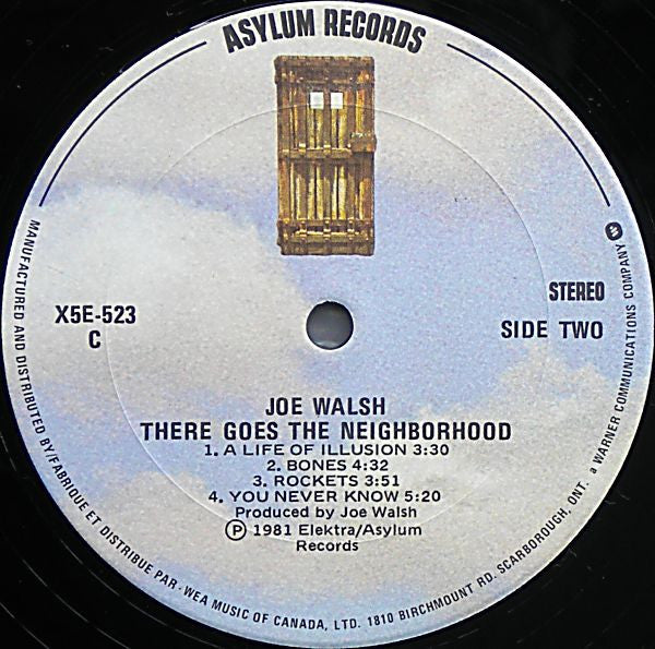 Joe Walsh : There Goes The Neighborhood (LP, Album)