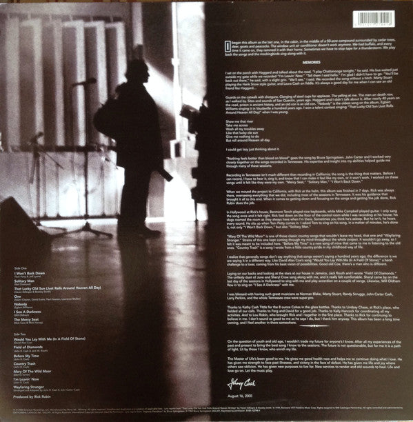 Johnny Cash : American III: Solitary Man (LP, Album, RE)