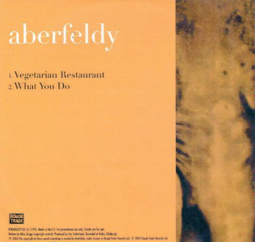 Aberfeldy : Vegetarian Restaurant (7")