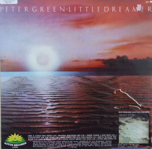 Peter Green (2) : Little Dreamer (LP, Album)