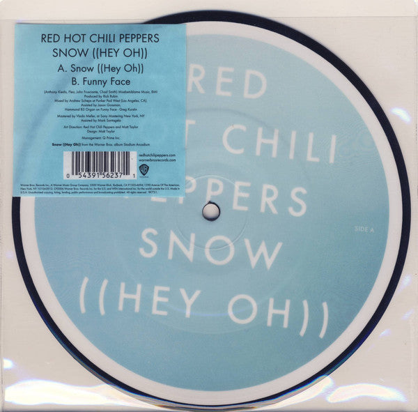 Red Hot Chili Peppers : Snow ((Hey Oh)) (7", Single, Pic)
