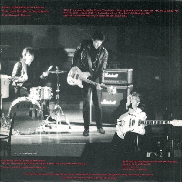 The Icicle Works : Blind (LP, Album)