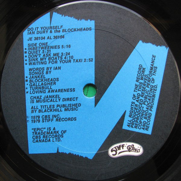 Ian Dury And The Blockheads : Do It Yourself (LP, Album)