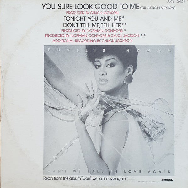 Phyllis Hyman : You Sure Look Good To Me (12", Single, Two)