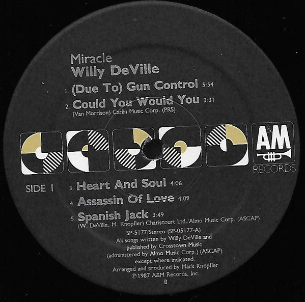 Willy DeVille : Miracle (LP, Album)