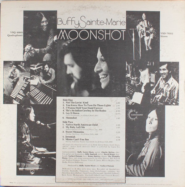Buffy Sainte-Marie : Moonshot (LP, Album, Pit)