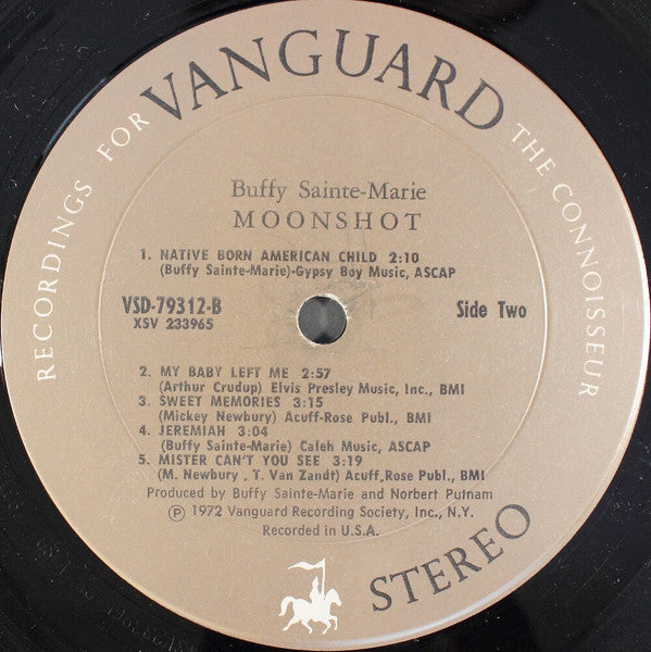 Buffy Sainte-Marie : Moonshot (LP, Album, Pit)