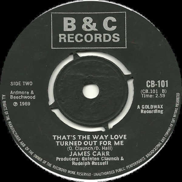 James Carr : Freedom Train  (7", Single, 4 P)