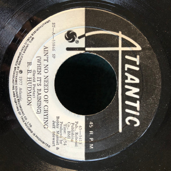 R.B. Hudmon : This Could Be The Night / Ain't No Need Of Crying (When It's Raining) (7", Single, SP)
