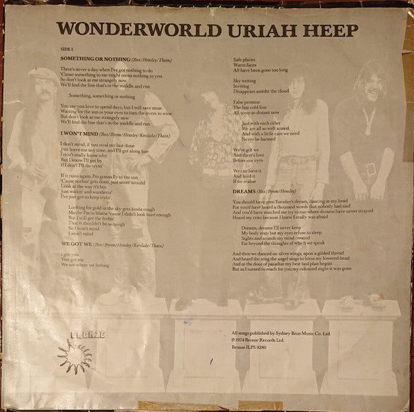 Uriah Heep : Wonderworld (LP, Album)
