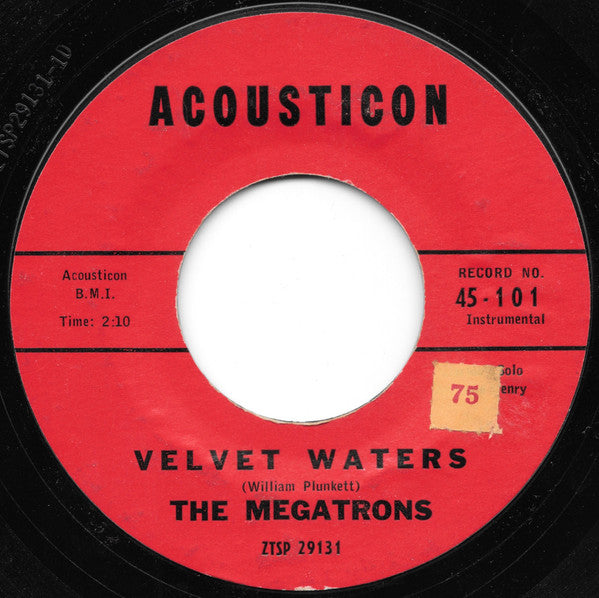The Megatrons (2) : Velvet Waters (7", Single, Styrene)