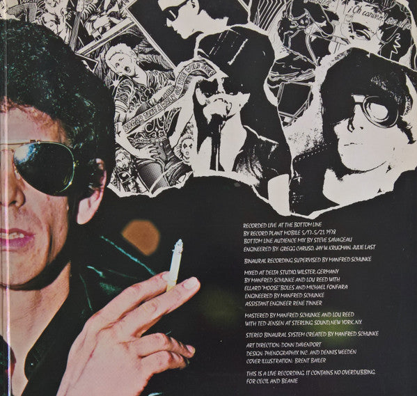 Lou Reed : Lou Reed Live - Take No Prisoners (2xLP, Album, Gat)