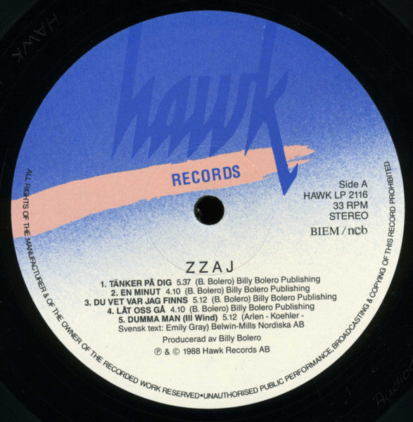 Zzaj : Zzaj (LP, Album)