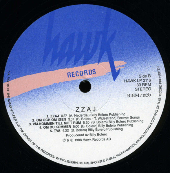 Zzaj : Zzaj (LP, Album)