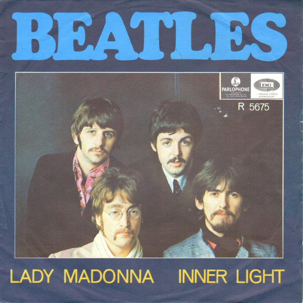 The Beatles : Lady Madonna /  Inner Light (7", Single)