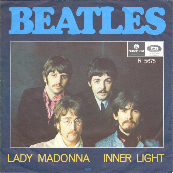 The Beatles : Lady Madonna /  Inner Light (7", Single)