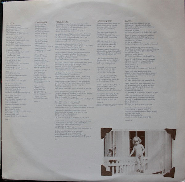 Ola Magnell : Höstkänning (LP, Album)