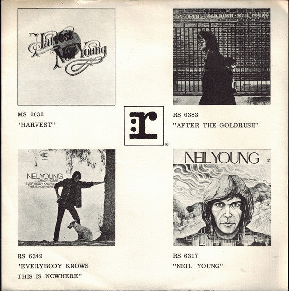 Neil Young : Heart Of Gold / Sugar Mountain (7", Single)