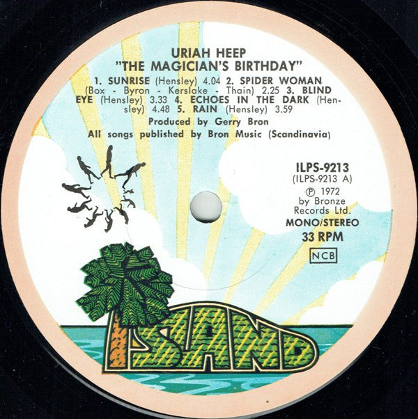 Uriah Heep : The Magician's Birthday (LP, Album)