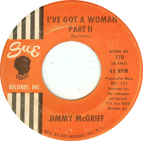 Jimmy McGriff : I've Got A Woman (7")